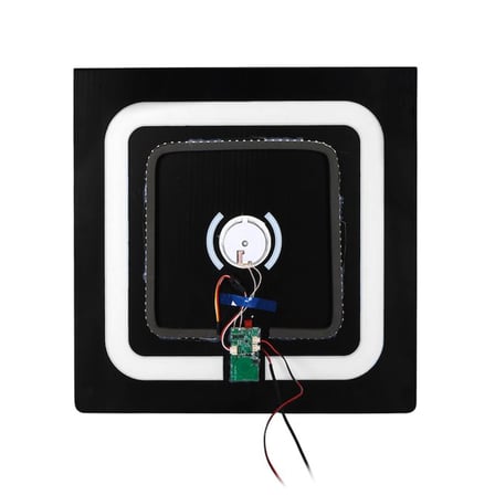 PowerMaster KH-BC01 Mobilya Komodin Kablosuz + Kablolu Şarj Ünitesi BT Speaker Dokunmatik LED Aydınl