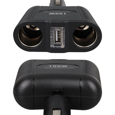 Olesson 1646 12-24V Tek USB Girişli 100W Çiftli Araç Çakmak Çoklayıcı