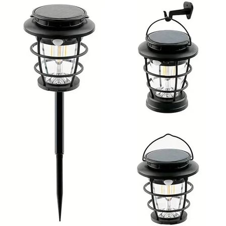 Powermaster Hop-8818 Sensörlü Taşınabilir Şarjlı + Solar Panelli 4 Çalışma Modlu Beyaz-Günışığı İşık