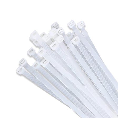 Powermaster PM-414 Beyaz 25 Cm 3.6 Mm Kablo Bağı (100'lü Paket)