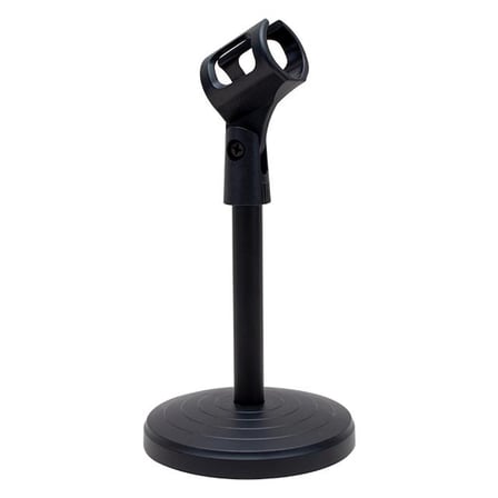 Magicvoice DS-101 Metal Masa Üstü Mikrofon Tutacağı (Döküm Ağır Taban, 28mm Klips, Ayarlanabilir Açı