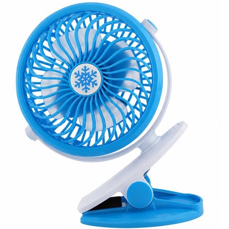 Powermaster ML-F168 Masaüstü Klipsli 3 Hız Kademeli USB'li Fan Vantilatör