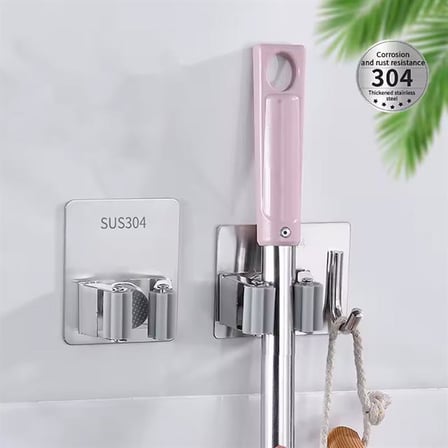 Sunup SN-26354 Kancalı Duvara Monte Süpürgee-Paspas Tutucu