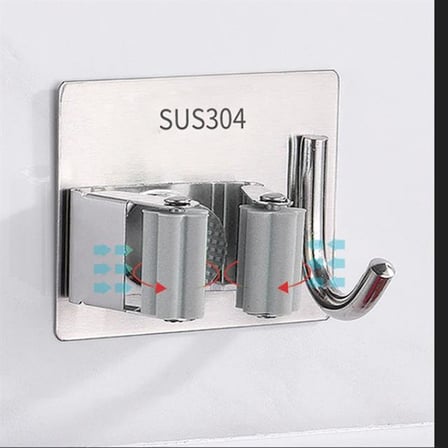 Sunup SN-26354 Kancalı Duvara Monte Süpürgee-Paspas Tutucu