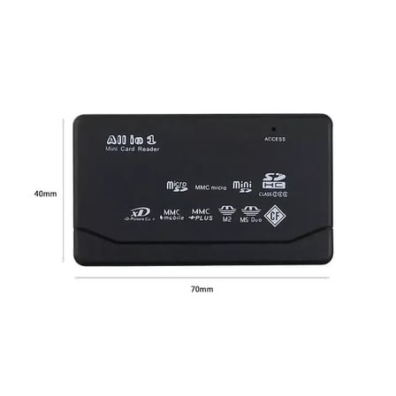 Powermaster PM-9066 TF-SD-MMC-Mini-Micro SD Çoklu USB 2.0 Kart Okuyucu