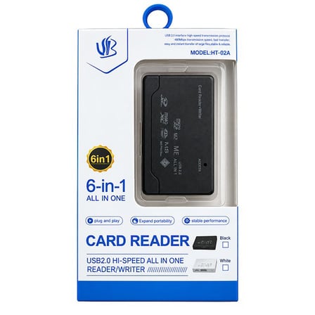 Powermaster PM-9066 TF-SD-MMC-Mini-Micro SD Çoklu USB 2.0 Kart Okuyucu