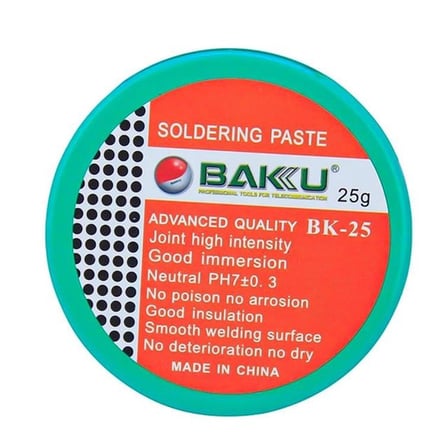 Baku BK-25 Hassas 25 Gram Nötr pH Elektronik Lehim Pastası