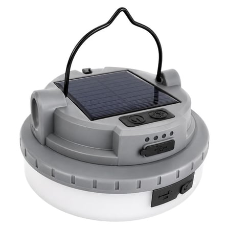 Powermaster HOP-8806 Çok Fonksiyonlu Solar Kamp Feneri Lambası ve RGB Şerit Led Seti