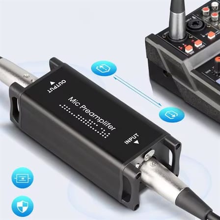 Magicvoice MV-27122 Mikrofon Ses Güçlendirici - Booster (+ 48V ile Çalışır)