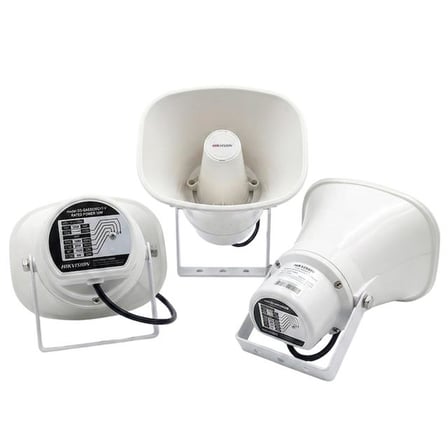 Hikvision DS-QAE0330G1T-V 2" 30W 120dB Analog 100V Trafolu Horn Hoparlör Beyaz