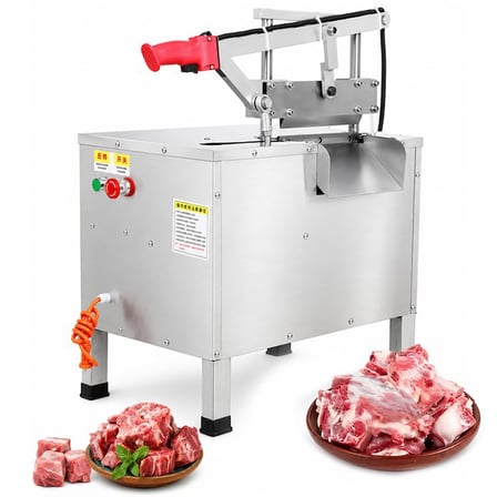 Sunup SN-30982 Otomatik Kemik ve Et Kesme Makinesi Gıda Sınıfı Paslanmaz Çelik Endüstriyel Giyotin D