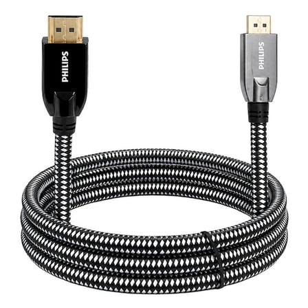 Philips SWR3139W/93 2 Metre 8K 60Hz DisplayPort 1.4 Kablo Premium Örgülü Zırhlı
