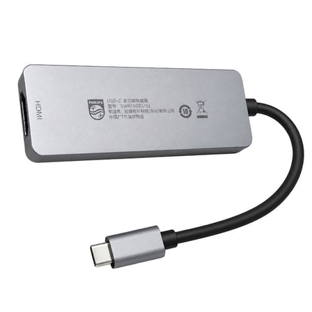 Philips SWR1607G/93 TYPE-C 4'ü 1 Arada Çok Fonksiyonlu Dönüştürücü Hub