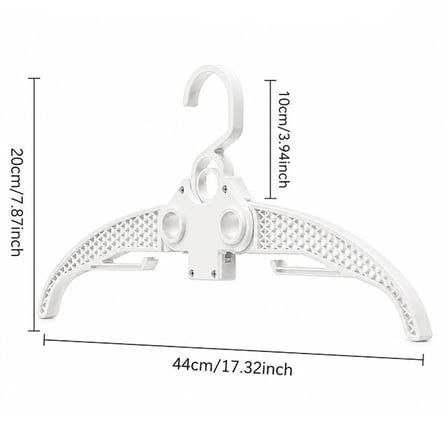 Sunup SN-37874 Katlanabilir Pratik Elbise Askısı