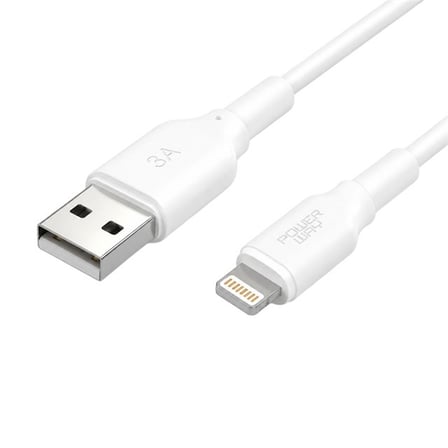 Powerway IP27 1 Metre 3A Lightning Hızlı Şarj ve Yüksek Hızlı Data Kablosu