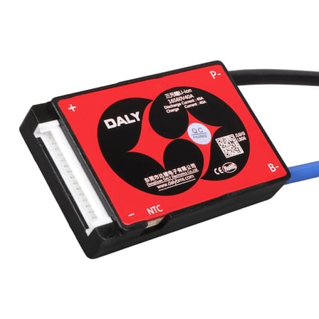 DALY 16S 60V 40A Li-ion Lityum Batarya Akü Pasif Balanslı BMS Kartı - NTC Sıcaklık Sensörlü