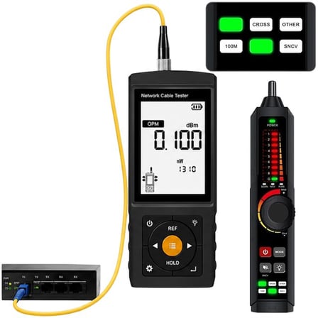 Novacom NVC-LT300S 3'' Lcd Ekranlı Tdr Metraj - Pse Voltaj - Fiber Optik Kablo Test Cihazı