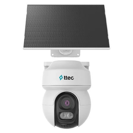 TTEC SLR-3330S-MH/SL-4G 3MP 4mm 4G Solar PTZ Güvenlik Kamerası + Kesintisiz Enerji ve Kablosuz İzlem