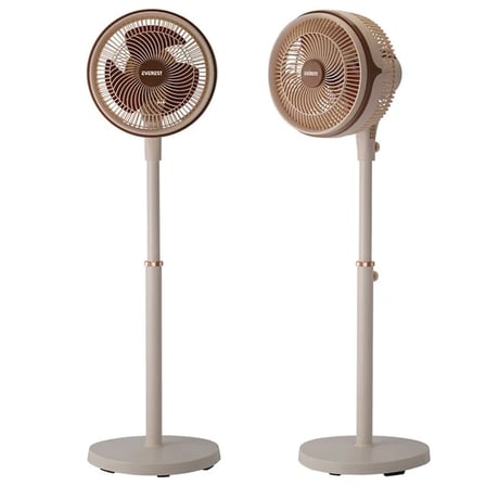 Everest FAN13 Olympos Air Krem/Gold 10" 80W 3 Hız Kademeli 2000RPM Çift Motorlu Retro Vantilatör