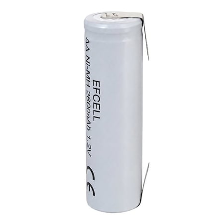Efcell 1.2V 800mAh Ni-MH Düz Kafa Puntalı Şarj Edilebilir AA Kalem Pil
