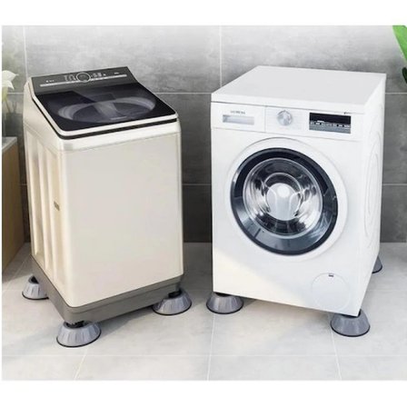 Premium 4'lü Titreşim Önleyici Kauçuk Ayak Seti - Ultra Sessiz Ve Sarsıntısız Yıkama Teknolo