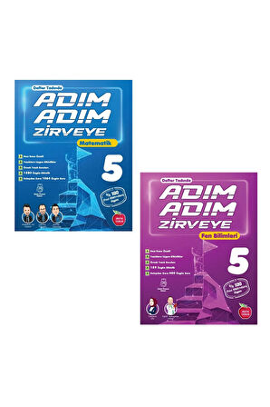 5. Sınıf Adım Adım Zirveye Matematik + Fen Bilimleri Soru Bankası