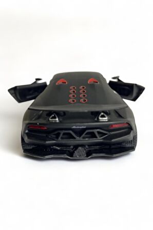 Lamborghini Sesto Elemento Model Araba 1,36 Ölçek Lisanslı Çek Bırak Araba Siyah