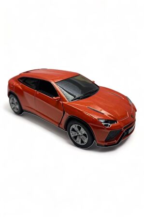 Lamborghini Urus Model Araba 1,36 Ölçek Lisanslı Çek Bırak Araba Lamborghini Urus Turuncu
