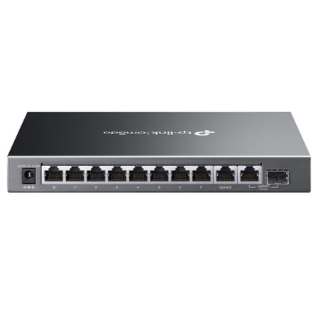TP-LINK OMADA ES210GMP 10 PORT GIGABIT + 8PORT POE+ YÖNETİLEBİLİR 123W POE METAL KASA SWITCH