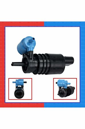 1k6955651 Seat Ibiza 1999-2002 Uyumlu Model Arası Cam Yıkama Silecek Su Fıskiye Pompa Motoru