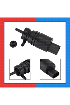 1k5955651 Seat Toledo 2009-2012 Model Arası Ön Cam Yıkama Silecek Su Fıskiye Pompa Motoru