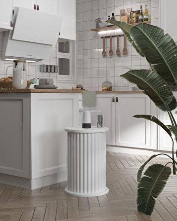 Modena Damacana Kılıfı Mat Siyah - Komple Siyah - Dekoratif Lüks Damacana Gizleme Saklama Kılıfı