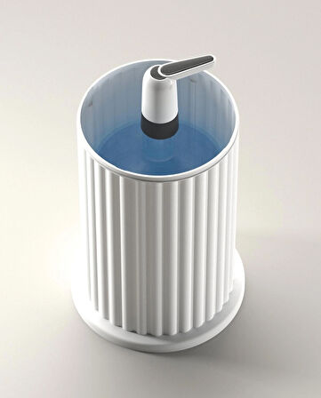 Modena Damacana Kılıfı Mat Siyah - Komple Siyah - Dekoratif Lüks Damacana Gizleme Saklama Kılıfı