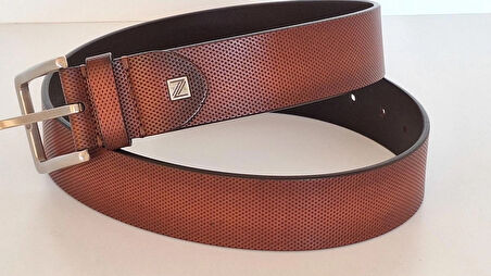 DARKWOOD SPOR ERKEK KEMER-HAKİKİ DERİ-TABA RENK-107 CM.