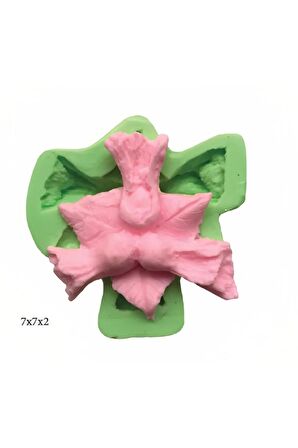 Dekoratif Kenar Şeklinde Silikon Şeker Hamuru Sabun Ve Mum Kalıbı