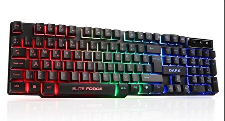 DARK DK-AC-GK1000 Q USB Mekanik Hisli Rainbow Siyah Gaming Klavye