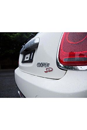 Sd F55 F56 Jcw Krom Metal Bagaj Logo 3m 3d