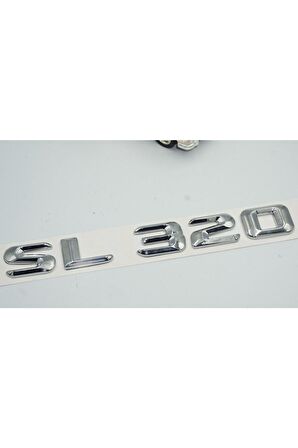 Sl 320 Bagaj Krom Metal 3m 3d Yazı Logo