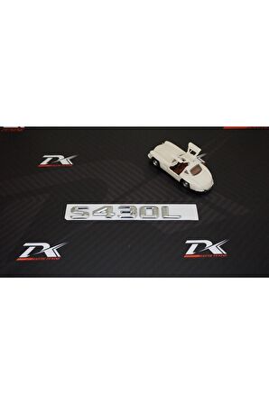 S430l Bagaj Krom Metal 3m 3d Yazı Logo