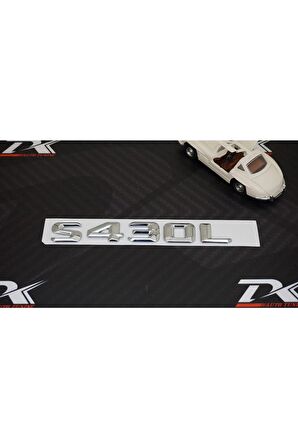 S430l Bagaj Krom Metal 3m 3d Yazı Logo