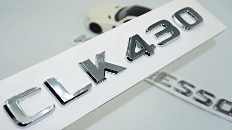 DK Tuning CLK430 Kompressor Bagaj Krom ABS Yazı Logo Benz İle Uyumlu