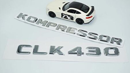 DK Tuning CLK430 Kompressor Bagaj Krom ABS Yazı Logo Benz İle Uyumlu