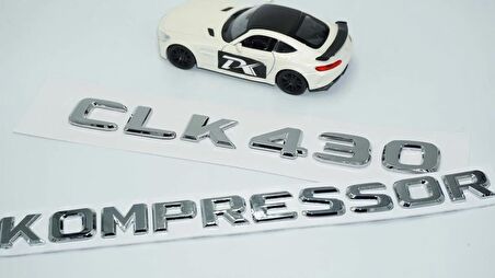 DK Tuning CLK430 Kompressor Bagaj Krom ABS Yazı Logo Benz İle Uyumlu