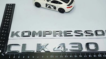 DK Tuning CLK430 Kompressor Bagaj Krom ABS Yazı Logo Benz İle Uyumlu
