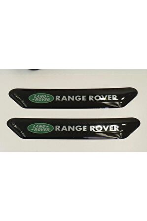 Land Rover Range Rover Logo Çamurluk Yanı Ve Ayna Metalize Damla Desen 3m Logo Arma