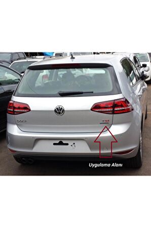 Volkswagen Tsi Bagaj Krom Metal 3m 3d Logo Amblem