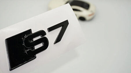 DK Tuning S7 Siyah 3M Bagaj Logo Audi İle Uyumlu