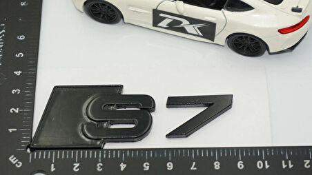 DK Tuning S7 Siyah 3M Bagaj Logo Audi İle Uyumlu