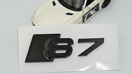 DK Tuning S7 Siyah 3M Bagaj Logo Audi İle Uyumlu