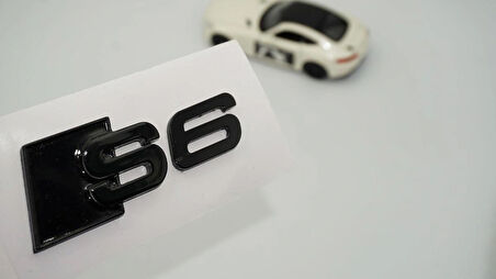 DK Tuning S6 Siyah 3M Bagaj Logo Audi İle Uyumlu